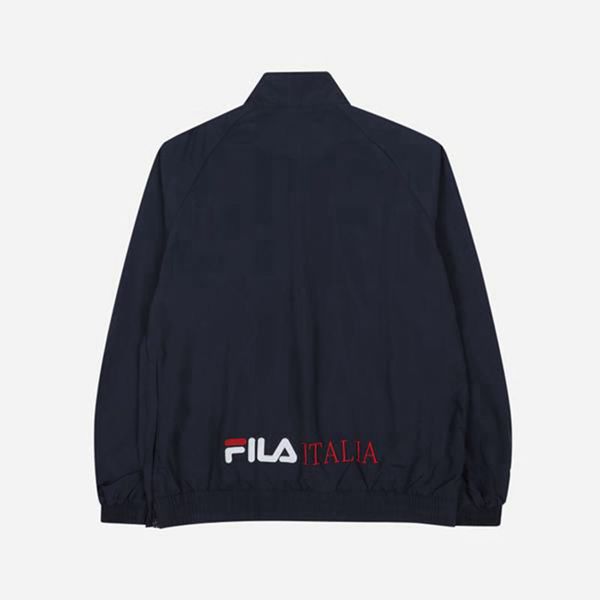 Fila Crema Men's Jackets - Navy,NZ 243-78253